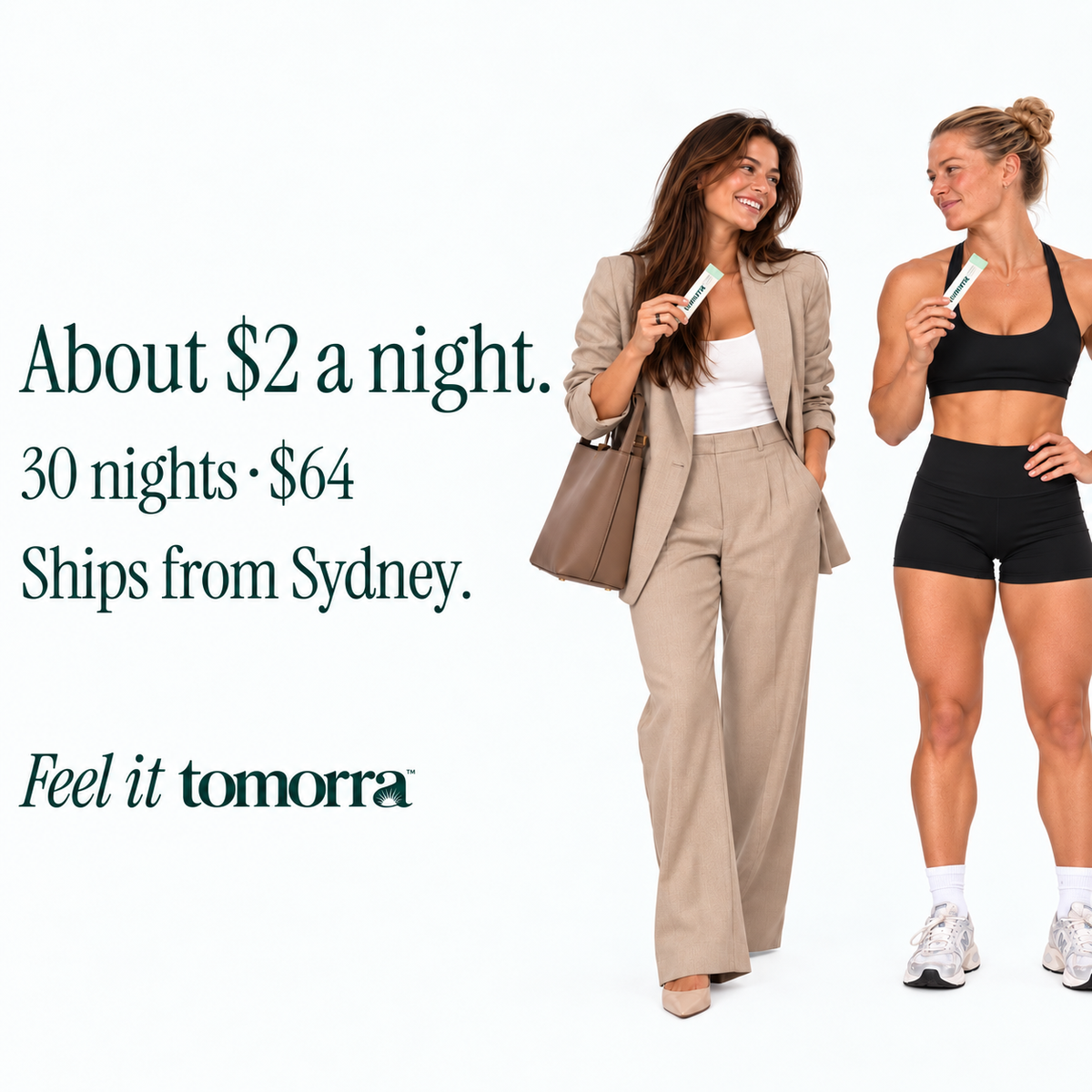tomorra · for brighter mornings