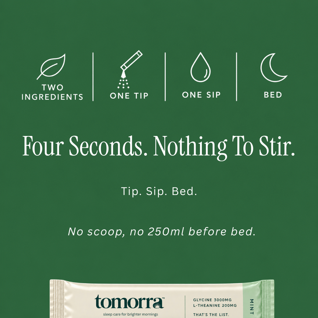 tomorra · for brighter mornings
